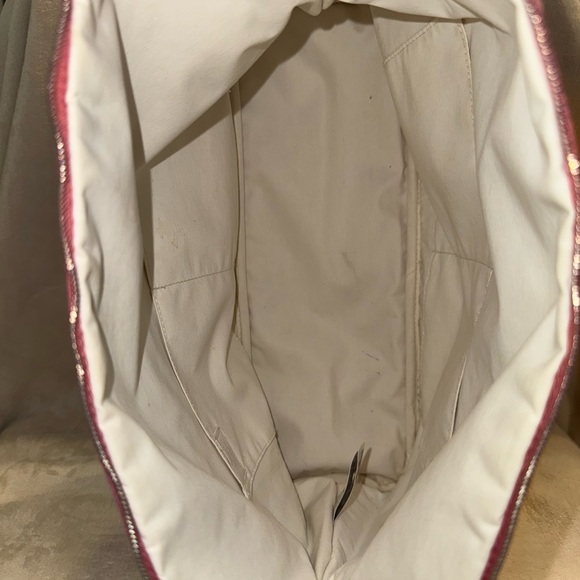 Hermes Salmon Canvas Large Pouch - Picture 9 of 11